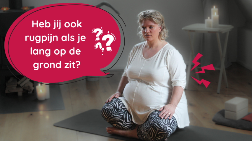 rugpijn als je lang op de grond zit