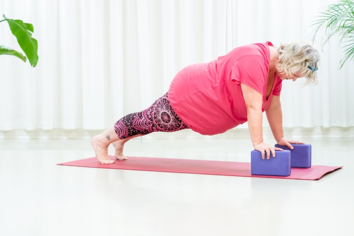 je traint wel degelijk spieren met yoga